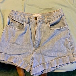 High waisted shorts